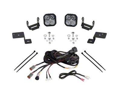 Diode Dynamics Stage Series SSC2 Sport Backlit LED Ditch Light Kit; Yellow Combo (21-25 F-150)