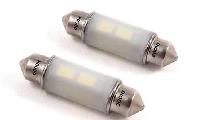 Diode Dynamics Warm White LED Map Light Bulbs; 39mm HP6 (11-14 F-150 SuperCab)