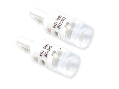 Diode Dynamics Warm White LED Side Marker Light Bulbs; 194 HP3 (04-24 F-150)