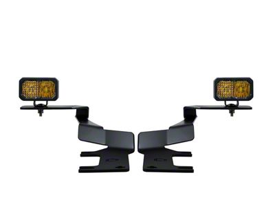 Diode Dynamics Stage Series C2 Sport LED Ditch Light Kit; Yellow Combo (17-22 F-250 Super Duty)
