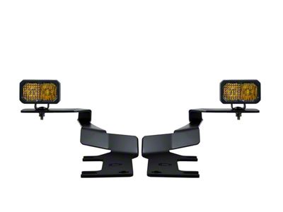 Diode Dynamics C2 Sport LED Ditch Light Kit; Yellow Combo (17-22 F-250 Super Duty)