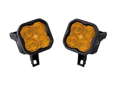Diode Dynamics SS3 Max Type SDX LED Fog Light Kit; Yellow SAE Fog (99-10 F-250 Super Duty)
