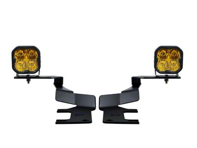 Diode Dynamics Stage Series SS3 Pro LED Ditch Light Kit; Yellow Combo (17-22 F-250 Super Duty)