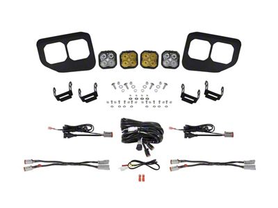 Diode Dynamics SS3 Pro LED Fog Light Kit; Yellow SAE Fog (20-22 F-250 Super Duty)