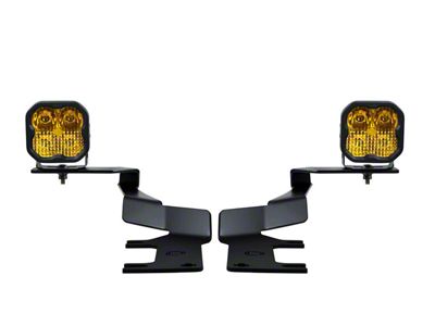 Diode Dynamics SS3 Sport LED Ditch Light Kit; Yellow Combo (17-22 F-250 Super Duty)