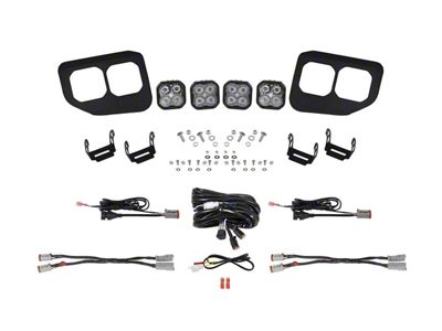 Diode Dynamics SS3 Sport LED Fog Light Kit; White SAE Fog (20-22 F-250 Super Duty)