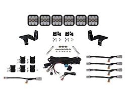 Diode Dynamics SS5 Pro 6-Pod CrossLink Grille Light Bar Kit; White Combo (20-22 F-250 Super Duty)