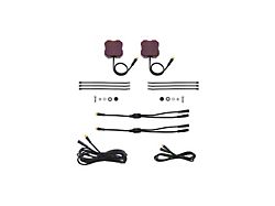 Diode Dynamics Stage Series Single-Color LED Rock Light; Red M8; 2-Pack (Universal; Some Adaptation May Be Required)