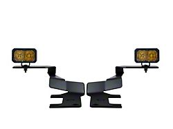 Diode Dynamics Stage Series C2 Sport LED Ditch Light Kit; Yellow Combo (17-22 F-350 Super Duty)