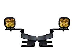 Diode Dynamics Stage Series SS3 Sport LED Ditch Light Kit; Yellow Combo (17-22 F-350 Super Duty)