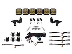 Diode Dynamics SS5 Pro 6-Pod CrossLink Grille Light Bar Kit; Yellow Combo (20-22 F-350 Super Duty)