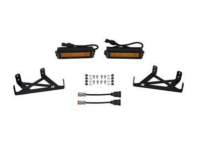 Diode Dynamics SS6 LED Fog Light Kit; Amber Wide (20-22 F-350 Super Duty)