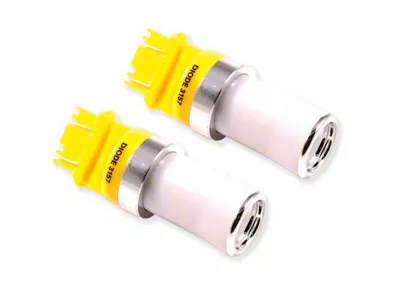 Diode Dynamics Amber LED Rear Turn/Tail Light Bulbs; 3157 HP48 (22-26 Maverick)