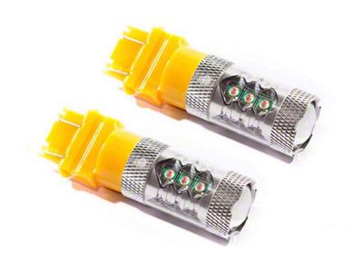 Diode Dynamics Amber LED Rear Turn/Tail Light Bulbs; 3157 XP80 (22-26 Maverick)