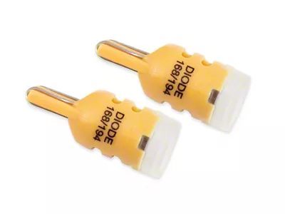 Diode Dynamics Amber LED Sidemarker Light Bulbs; 194 HP3 (22-26 Maverick)