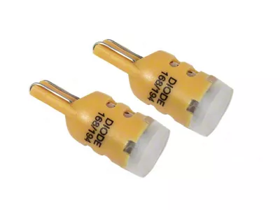 Diode Dynamics Amber LED Sidemarker Light Bulbs; 194 HP5 (22-26 Maverick)