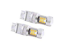 Diode Dynamics Cool White LED Switchback Turn Signal Light Bulbs; 4257 HP24 (22-26 Maverick)