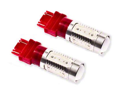 Diode Dynamics Red LED Rear Turn/Tail Light Bulbs; 3157 HP11 (22-26 Maverick)