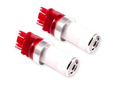 Diode Dynamics Red LED Rear Turn/Tail Light Bulbs; 3157 HP48 (22-26 Maverick)