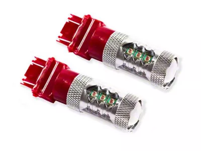 Diode Dynamics Red LED Rear Turn/Tail Light Bulbs; 3157 XP80 (22-26 Maverick)