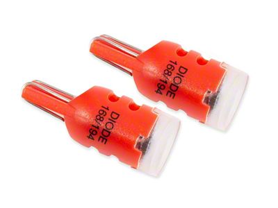 Diode Dynamics Red LED Sidemarker Light Bulbs; 194 HP3 (22-26 Maverick)