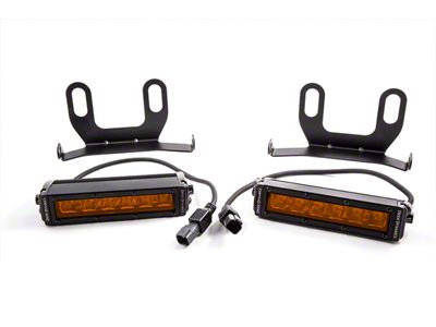 Diode Dynamics Amber LED DOT/SAE Light Bar Kit; Wide Beam (13-18 RAM 1500, Excluding Express & Sport)
