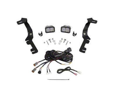 Diode Dynamics Stage Series C2 Pro LED Ditch Light Kit; White Combo (19-25 RAM 1500)