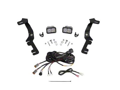 Diode Dynamics C2 Sport LED Ditch Light Kit; White Combo (19-24 RAM 1500)