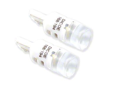 Diode Dynamics Cool White LED Side Marker Light Bulbs; 194 HP3 (02-12 RAM 1500)