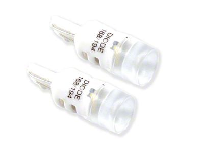 Diode Dynamics Cool White LED Side Marker Light Bulbs; 194 HP3 (02-12 RAM 1500)
