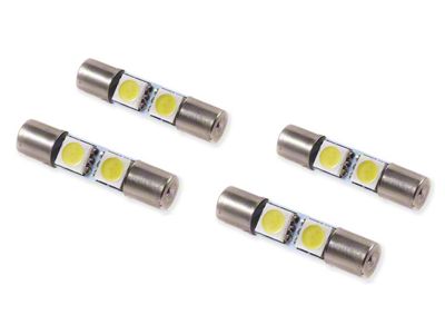 Diode Dynamics Cool White LED Vanity Light Bulbs; 28mm SMF2 (19-25 RAM 1500)