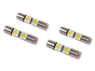 Diode Dynamics Cool White LED Vanity Light Bulbs; 28mm SMF2 (19-24 RAM 1500)