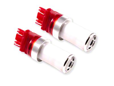 Diode Dynamics Red LED Tail Light Bulbs; 3157 HP48 (03-18 RAM 1500 w/ Factory Halogen Tail Lights)