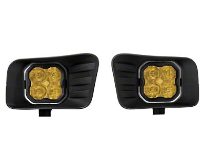 Diode Dynamics SS3 Max Type ABL Horizontal LED Fog Light Kit; Yellow SAE Fog (09-12 RAM 1500)