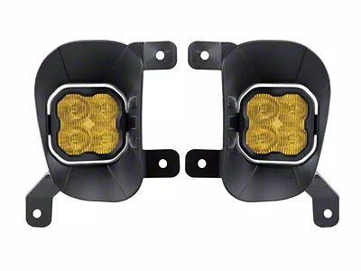 Diode Dynamics SS3 Pro Type ABL Vertical LED Fog Light Kit; Yellow SAE Fog (13-18 RAM 1500, Excluding Rebel)