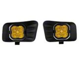 Diode Dynamics SS3 Sport Horizontal LED Fog Light Kit; Yellow SAE Fog (09-12 RAM 1500)