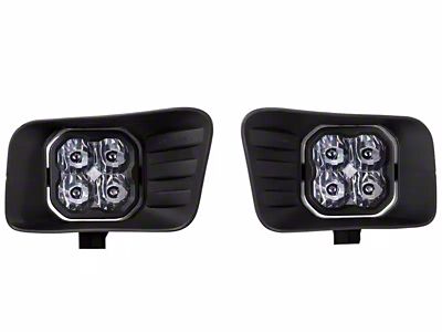 Diode Dynamics SS3 Sport Type ABL Horizontal LED Fog Light Kit; White SAE Fog (09-12 RAM 1500)