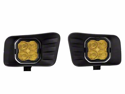 Diode Dynamics SS3 Sport Type ABL Horizontal LED Fog Light Kit; Yellow SAE Fog (09-12 RAM 1500)