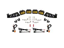 Diode Dynamics SSC2 Sport Fog Light Pocket Kit; Yellow (19-24 RAM 1500 w/ Factory Halogen Fog Lights, Excluding Big Horn & Tradesman)