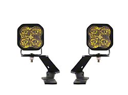 Diode Dynamics Stage Series SS3 Sport LED Ditch Light Kit; Yellow Combo (19-25 Ranger)