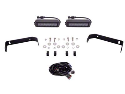 Diode Dynamics SS6 Front Bumper Mount LED Light Kit; White Driving (19-23 Ranger)