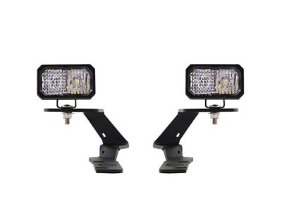 Diode Dynamics Stage Series SSC2 Pro LED Ditch Light Kit; White Combo (19-25 Ranger)