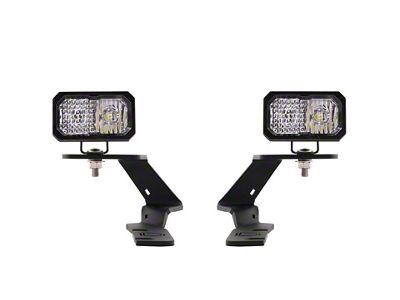 Diode Dynamics SSC2 Pro LED Ditch Light Kit; White Combo (19-24 Ranger)