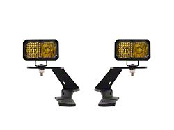 Diode Dynamics Stage Series SSC2 Sport LED Ditch Light Kit; Yellow Combo (19-26 Ranger)