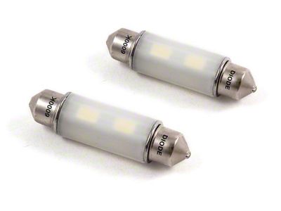 Diode Dynamics Cool White LED Map Light Bulbs; 41mm HP6 (07-13 Sierra 1500 Denali)