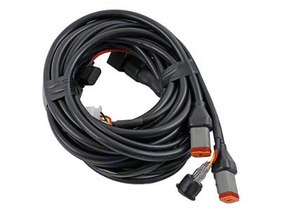 Diode Dynamics Dual Output 4-Pin Wiring Harness; Heavy Duty