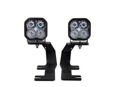 Diode Dynamics SS3 Pro LED Ditch Light Kit; White Driving (14-18 Sierra 1500)