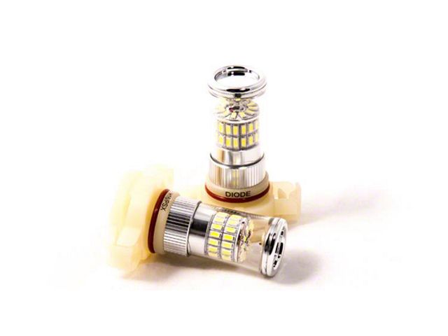 Diode Dynamics Cool White LED Fog Light Bulbs; 5202/PSX24W HP48 (07-24 Sierra 2500 HD)