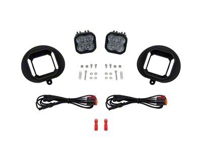Diode Dynamics SS3 Max Type ABL LED Fog Light Kit; White SAE Fog (03-06 Sierra 2500 HD)
