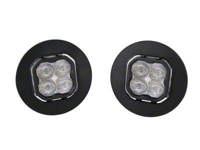 Diode Dynamics SS3 Pro Type GM-5 LED Fog Light Kit; White SAE Fog (07-14 Sierra 2500 HD)